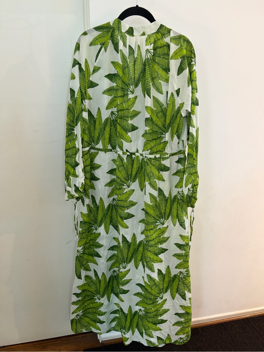 FARM Rio Tropical Banana Leaf Maxi Dress / Cover-Up – Never Worn – Size M - Picture 2 of 8